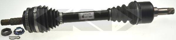 Полуось в сборе