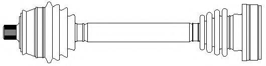 Полуось в сборе