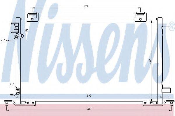 Конденсатор кондиционера NISSENS 940283