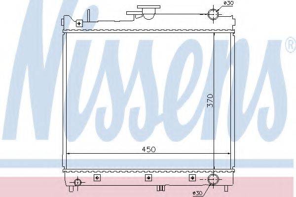 Радиатор охлаждения двигателя