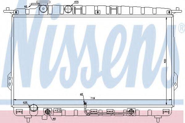 Радиатор охлаждения двигателя