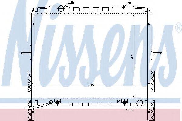 Радиатор охлаждения двигателя