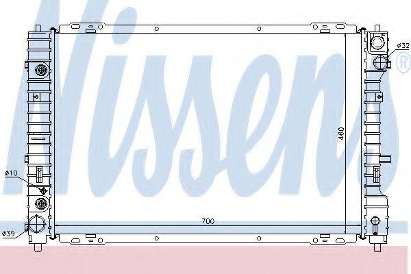 Радиатор охлаждения двигателя