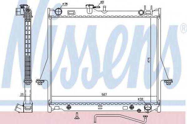 Радиатор охлаждения двигателя