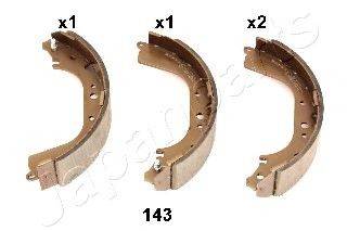 Тормозные колодки барабанные JAPANPARTS GF-143AF