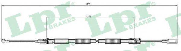 Трос, стояночная тормозная система