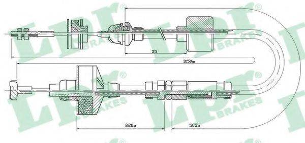 Трос сцепления