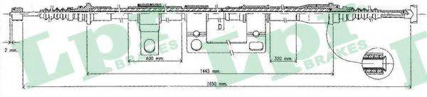 Трос, стояночная тормозная система