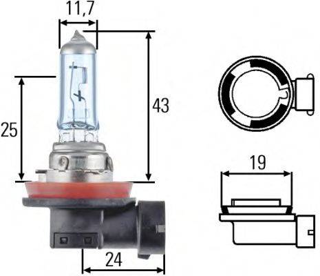 Лампа накаливания HELLA 8GH 008 356-121