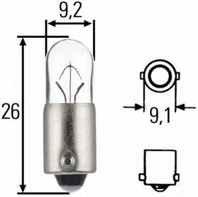 Лампа накаливания HELLA 8GP 002 067-121