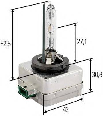 Лампа накаливания HELLA 8GS 009 028-311