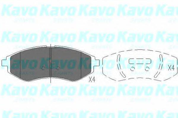 Тормозные колодки KAVO PARTS KBP-1003