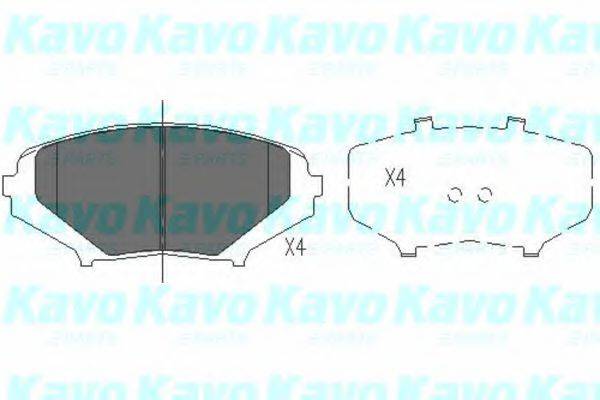 Тормозные колодки KAVO PARTS KBP-4546