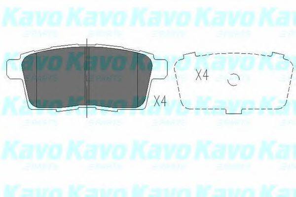 Тормозные колодки KAVO PARTS KBP-4559