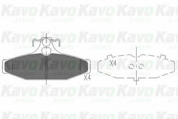 Тормозные колодки KAVO PARTS KBP-7503