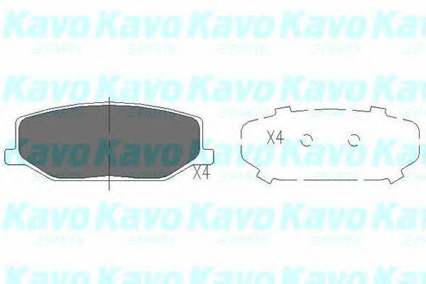 Тормозные колодки KAVO PARTS KBP-8502