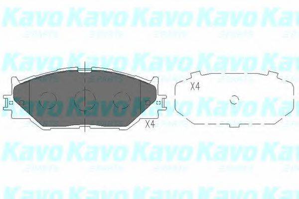 Тормозные колодки KAVO PARTS KBP-9094