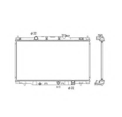 Радиатор охлаждения двигателя