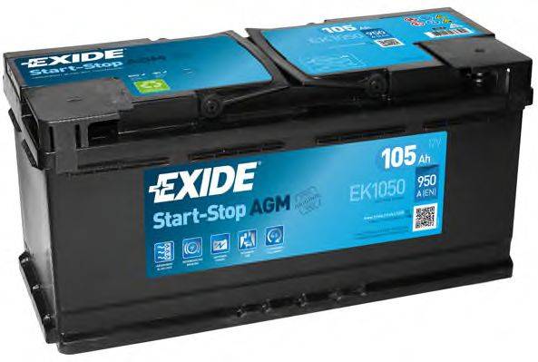 Аккумулятор автомобильный (АКБ) EXIDE EK1050