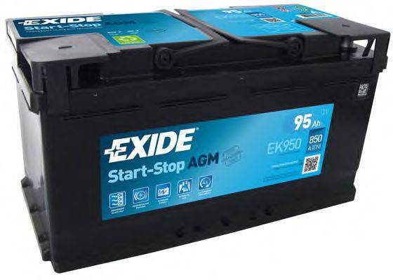 Аккумулятор автомобильный (АКБ) EXIDE EK950