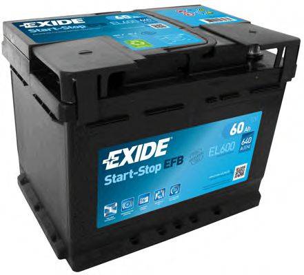 Аккумулятор автомобильный (АКБ) EXIDE EL600