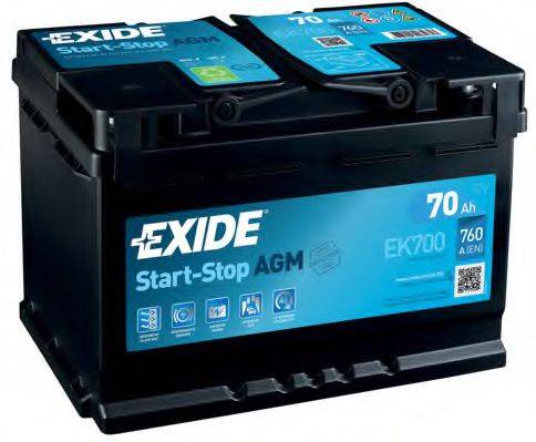 Аккумулятор автомобильный (АКБ) EXIDE EK700