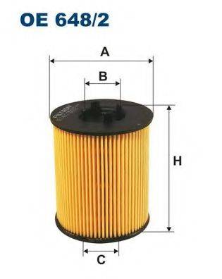 Фильтр масляный ДВС FILTRON OE648/2 Фильтр масляный ДВС FILTRON OE648/2