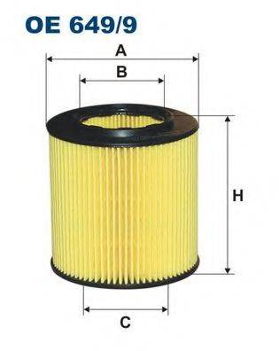 Фильтр масляный ДВС FILTRON OE649/9 Фильтр масляный ДВС FILTRON OE649/9