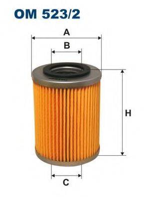 Фильтр масляный ДВС FILTRON OM523/2 Фильтр масляный ДВС FILTRON OM523/2