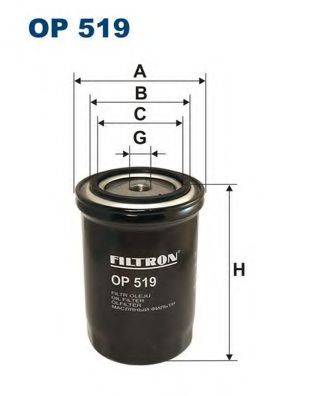 Фильтр масляный ДВС FILTRON OP519 Фильтр масляный ДВС FILTRON OP519