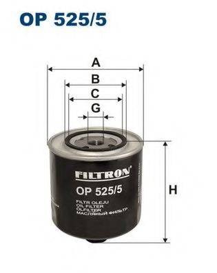 Фильтр масляный ДВС FILTRON OP525/5 Фильтр масляный ДВС FILTRON OP525/5