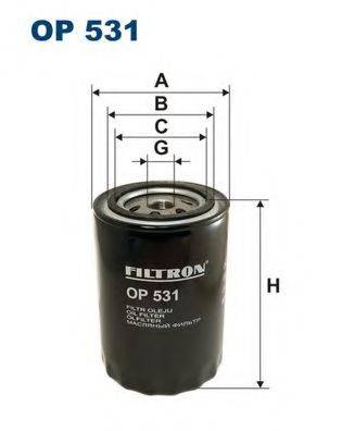 Фильтр масляный ДВС FILTRON OP531 Фильтр масляный ДВС FILTRON OP531