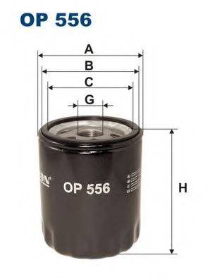 Фильтр масляный ДВС  FILTRON OP556