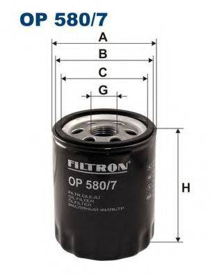 Фильтр масляный ДВС FILTRON OP580/7 Фильтр масляный ДВС FILTRON OP580/7
