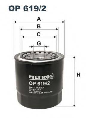Фильтр масляный ДВС FILTRON OP619/2 Фильтр масляный ДВС FILTRON OP619/2