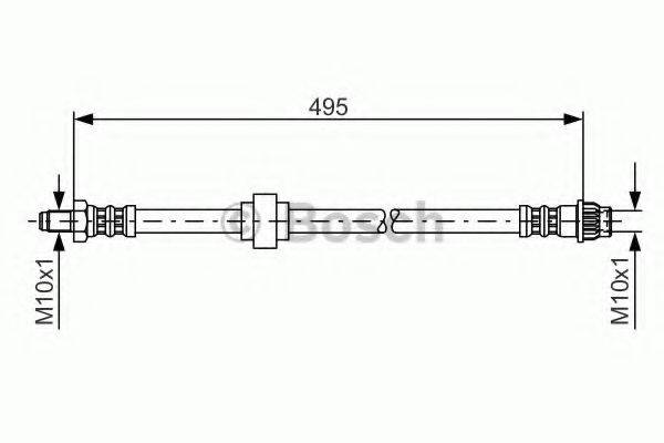 Тормозной шланг BOSCH 1 987 476 953
