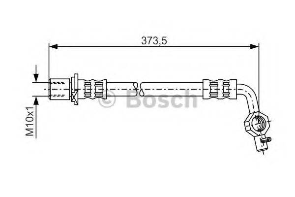 Тормозной шланг BOSCH 1 987 481 040