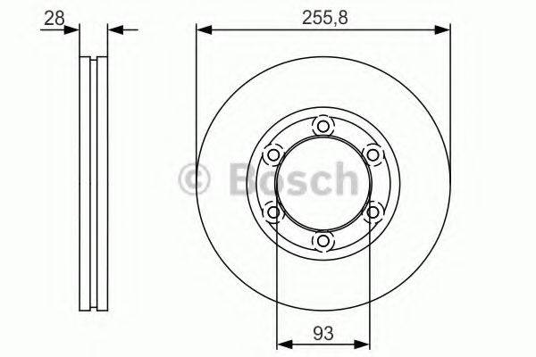 Тормозной диск BOSCH 0 986 479 R37