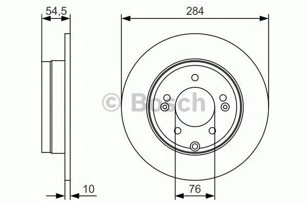 Тормозной диск BOSCH 0 986 479 T49