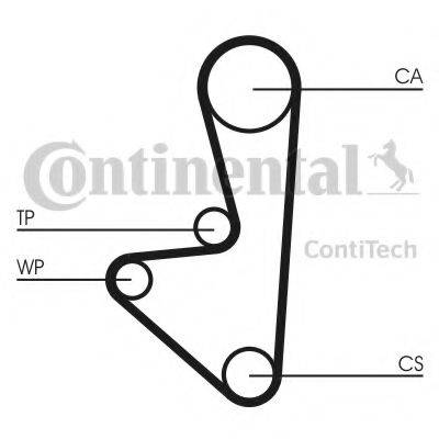 Ремень ГРМ CONTITECH CT607