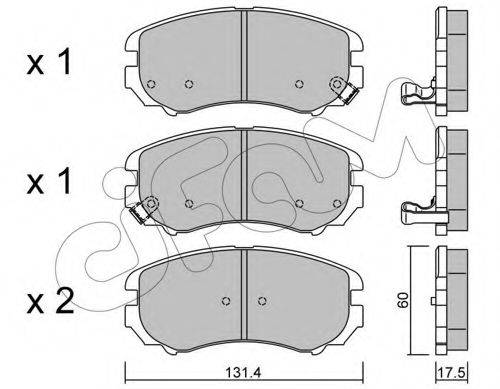 Тормозные колодки CIFAM 822-503-0