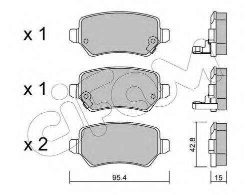 Тормозные колодки CIFAM 822-542-0