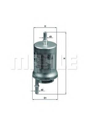 Топливный фильтр KNECHT KL 176/6D