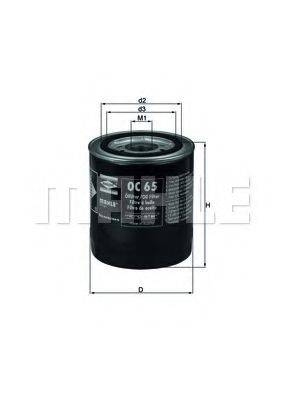 Фильтр масляный ДВС KNECHT OC 65 Фильтр масляный ДВС KNECHT OC 65