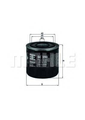 Фильтр масляный ДВС KNECHT OC 290 Фильтр масляный ДВС KNECHT OC 290