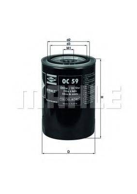 Фильтр масляный ДВС KNECHT OC 59 Фильтр масляный ДВС KNECHT OC 59