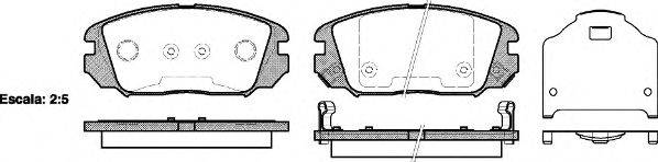 Тормозные колодки WOKING P13043.02