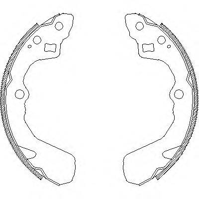 Тормозные колодки барабанные