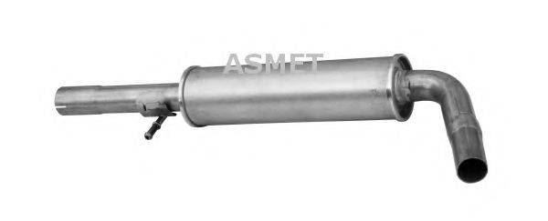 Средний глушитель выхлопных газов ASMET 21.009