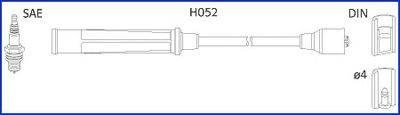 Комплект проводов зажигания HITACHI 134576